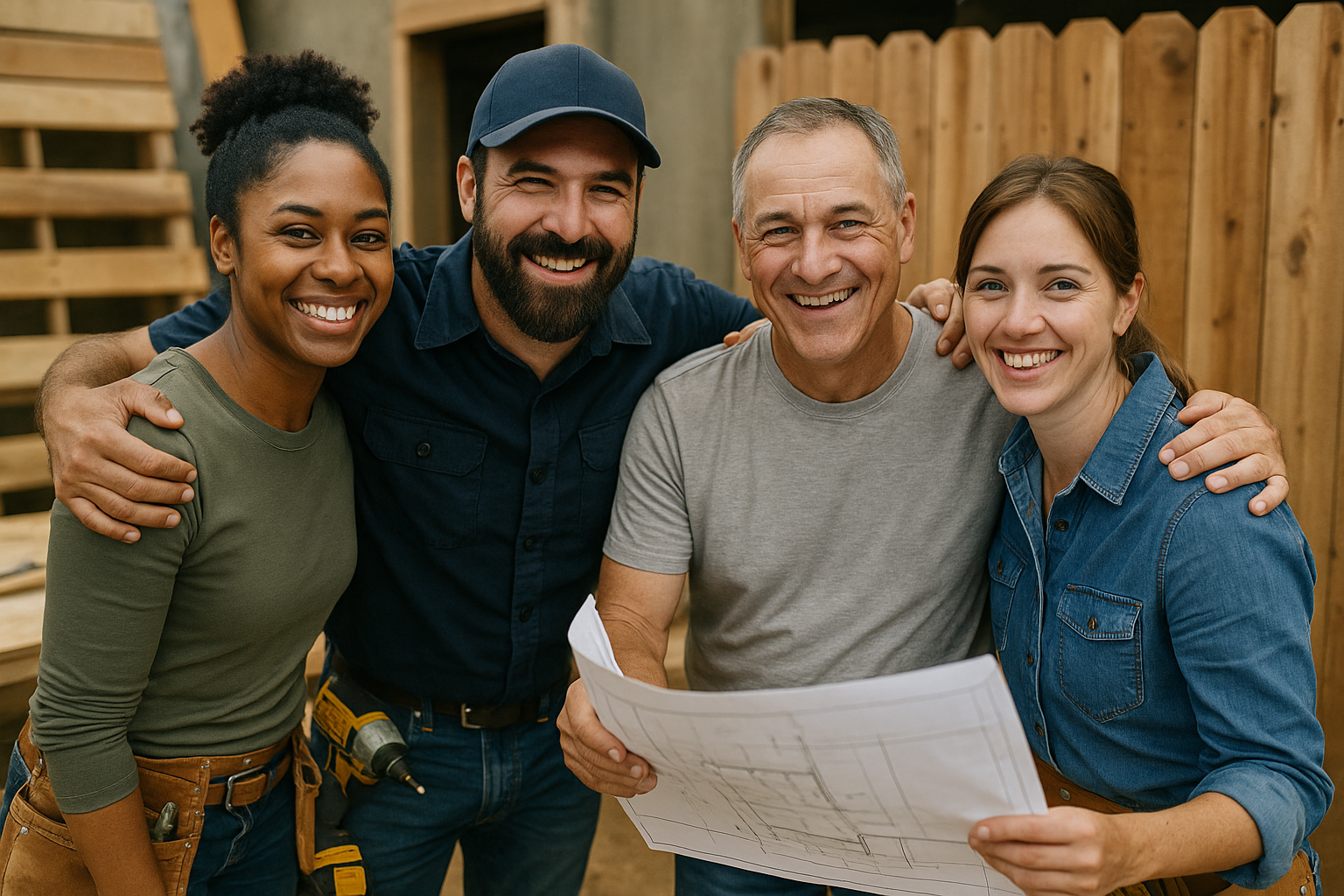 Team working together