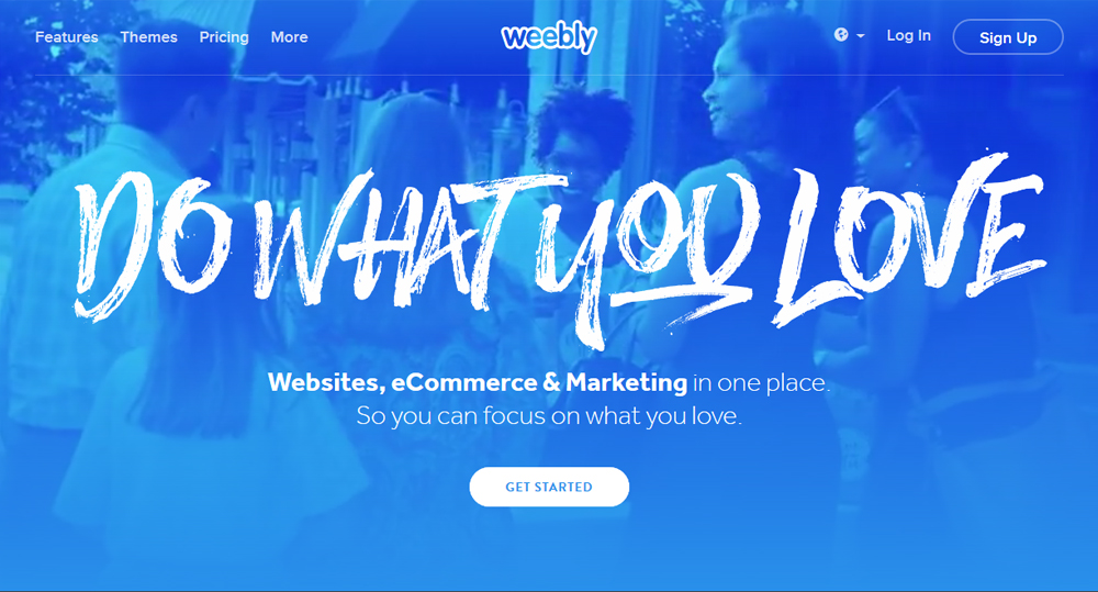 Weebly Screenshot