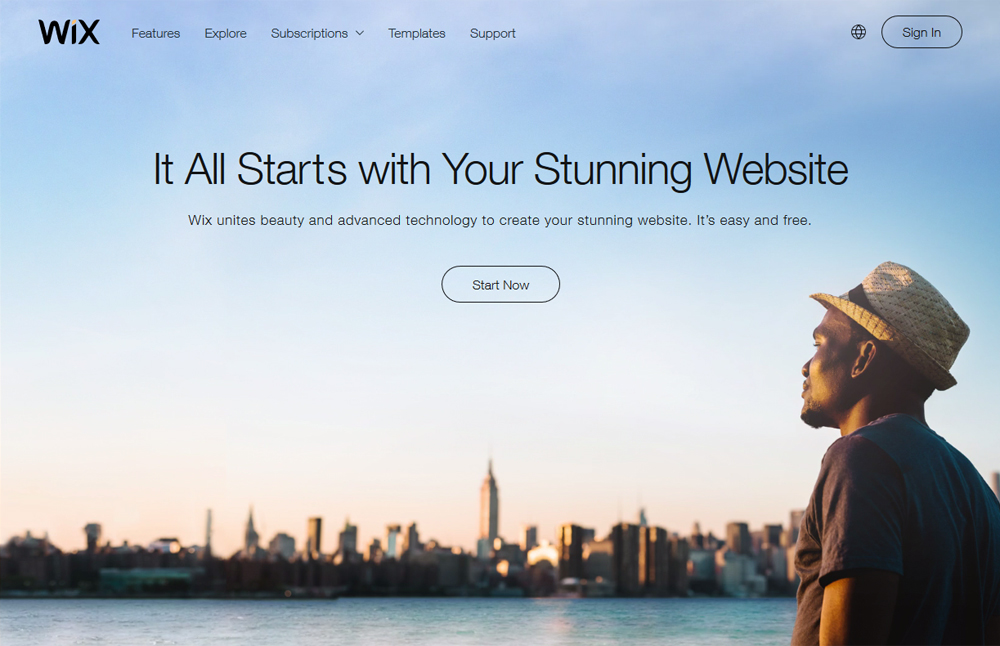 Wix Screenshot