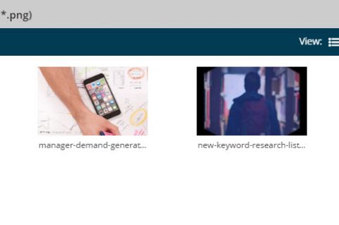 New Agility Media and Documents feature within text editor