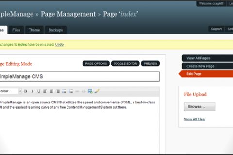 GetSimple CMS Screenshot