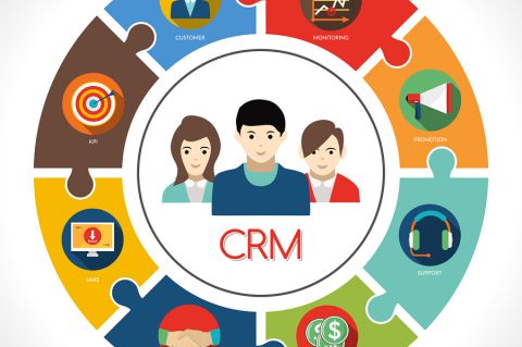 CRM Concept Illustration