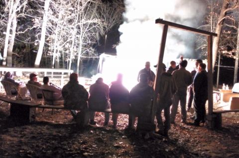 Picture of an extremely hot fire. Photo by Bryan Ruby.