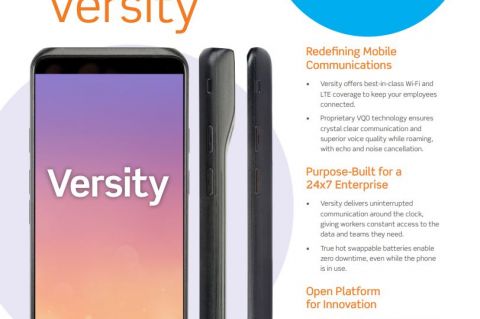 Image pulled from Versity Product Data Sheet found at Spectralink Website