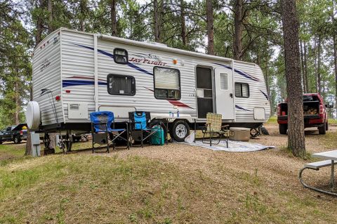 Travel Trailer in the Black Hills - Custer State Park - Jayco 26BH