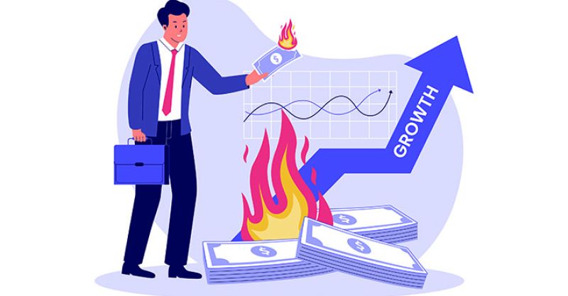 Marketing dollars high burn rate